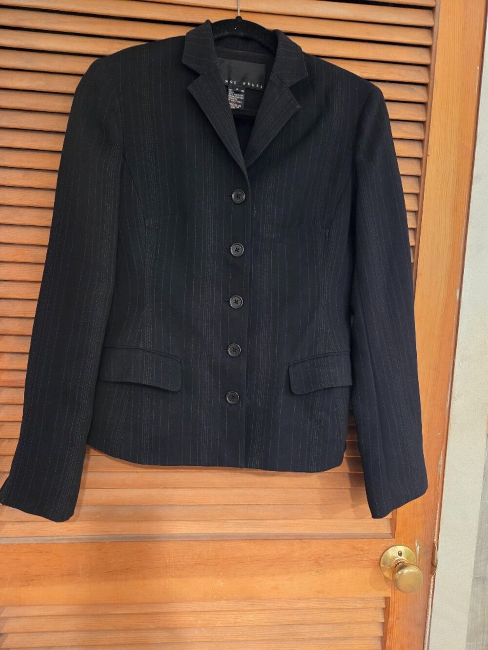 Pinstripe Blazer